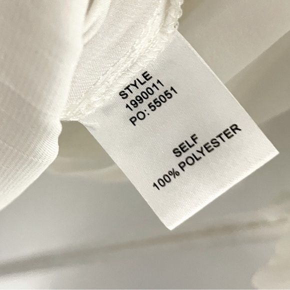 Current Air White Long Sleeve Dress 729 - Picture 8 of 9